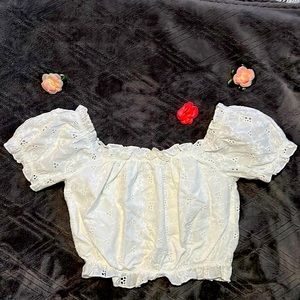 White top from fashion nova